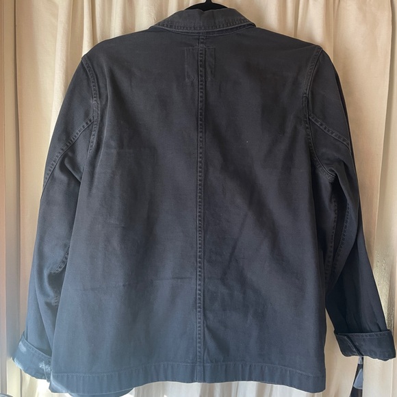 Madewell Dark Blue Garment-Dyed Ashwood Chore Coat 100% Cotton Jacket - Picture 3 of 3
